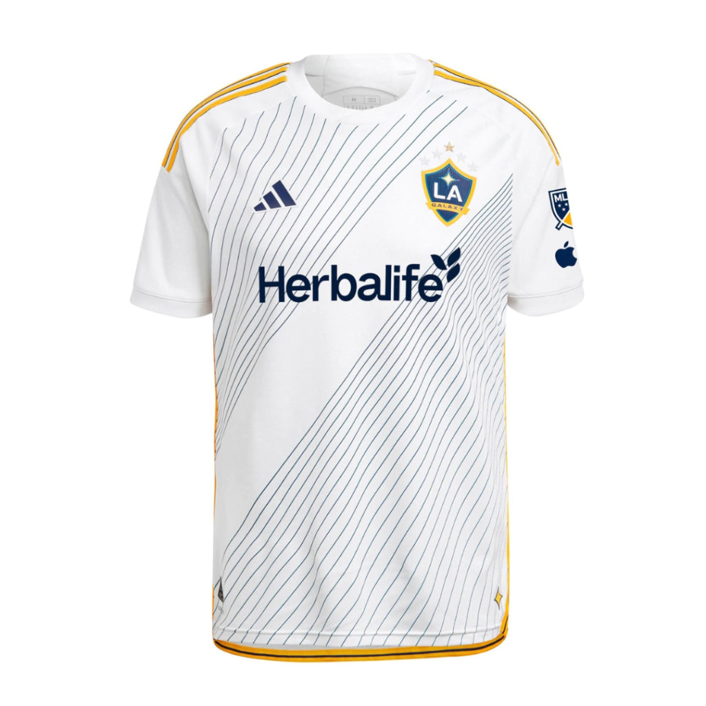 LA Galaxy Home 25/26 Torcedor Adidas - Cinza e Branca