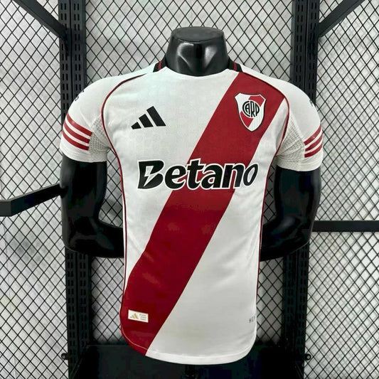 River Plate Home 25/26 Jogador Masculino Adidas - Branco