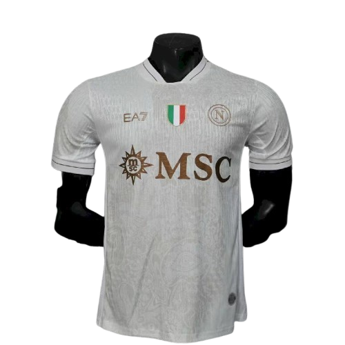 Napoli Away 25/26 Jogador EA7 - Bege