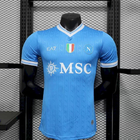 Napoli Home 25/26 Jogador EA7 - Azul