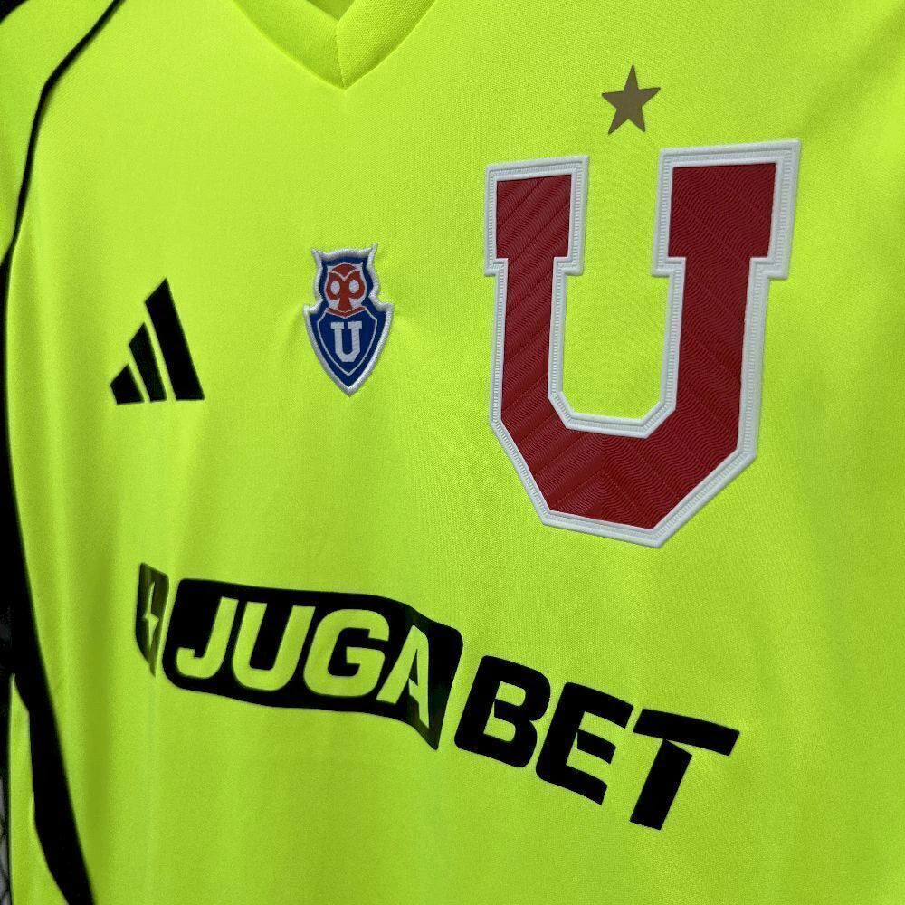 Universidad de Chile Third 25/26 Torcedor Adidas - Amarela