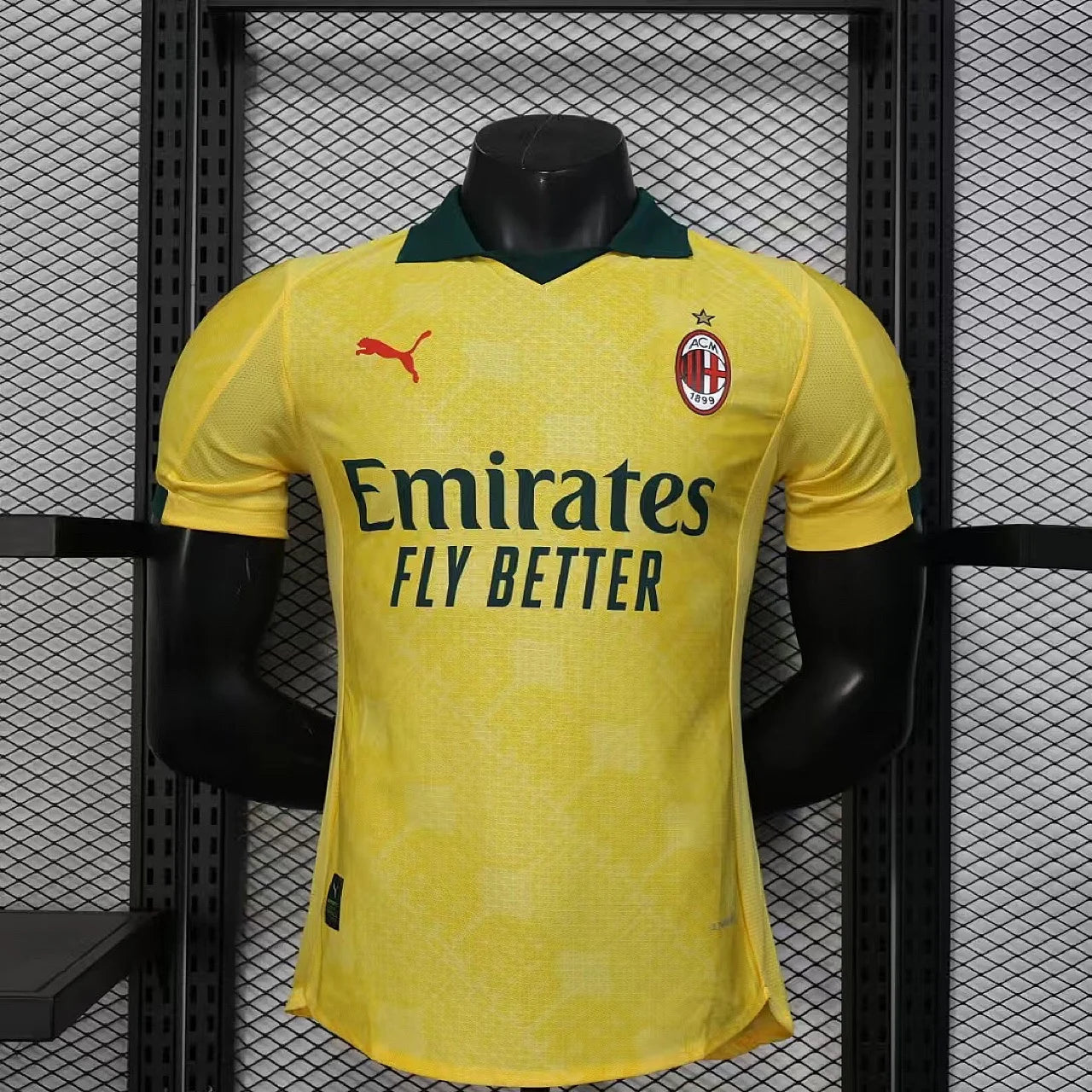 Milan Third 25/26 Jogador Puma - Amarelo