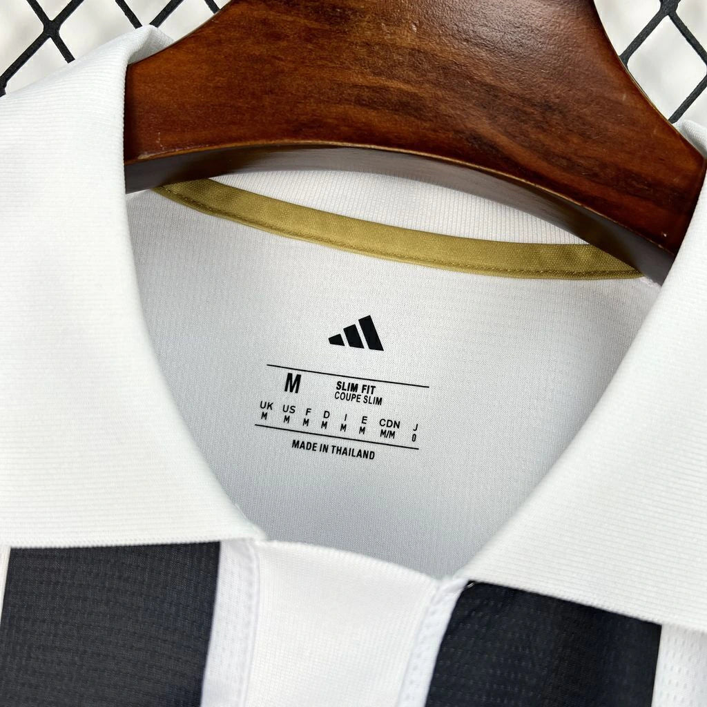 Juventus Home 26/27 Manga Longa Torcedor Adidas  - Preto e Branco