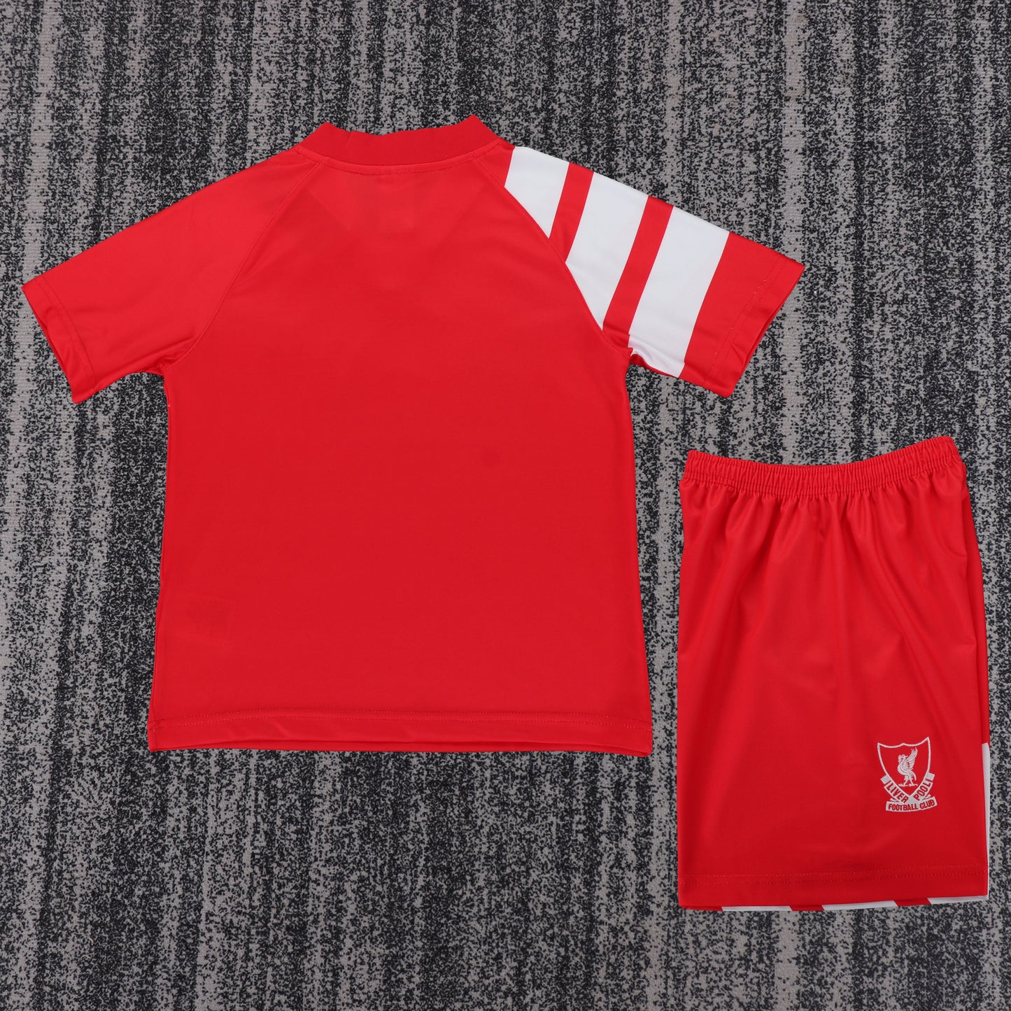 Kit Infantil Liverpool Home Retrô 91/92 - Vermelho