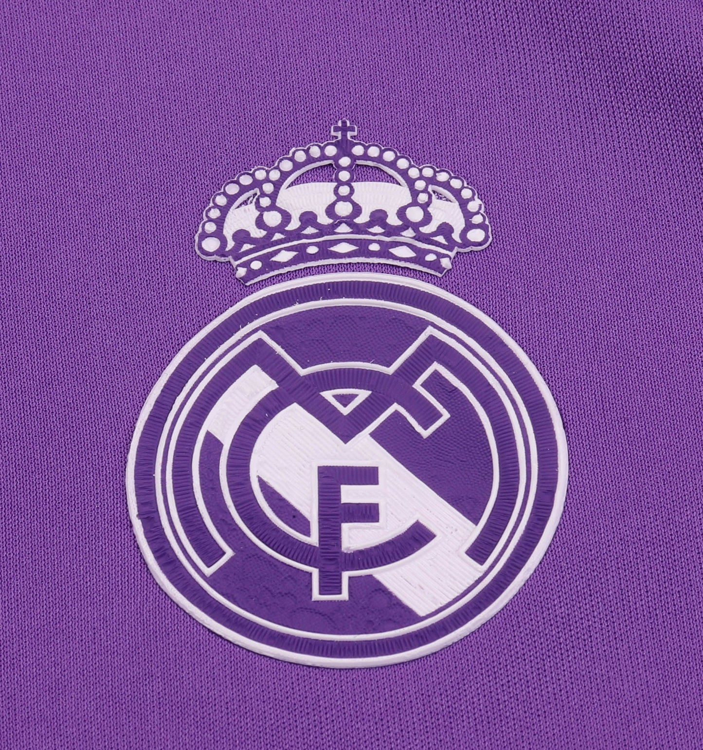 Kit Infantil Real Madrid Third Retrô 16/17 Manga Longa - Roxo
