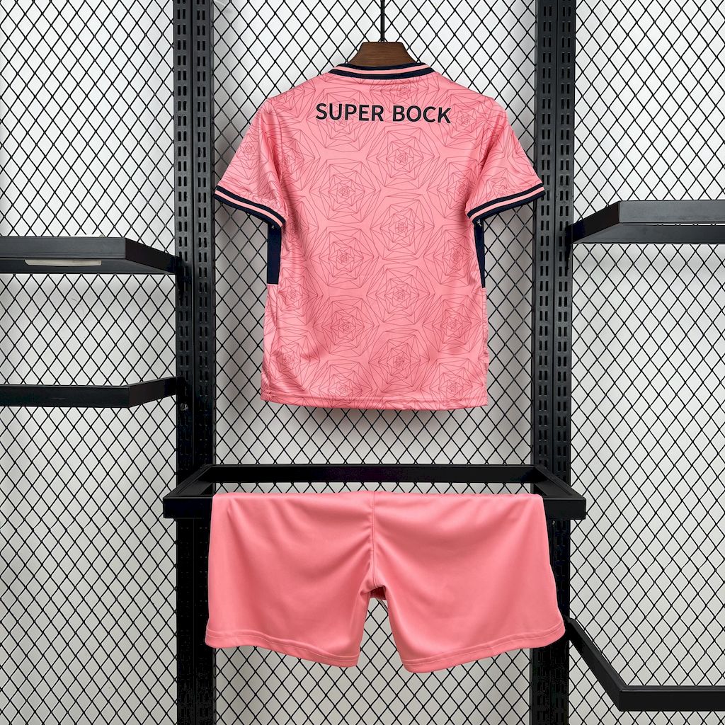 Kit Infantil Porto Away 25/26  - Rosa