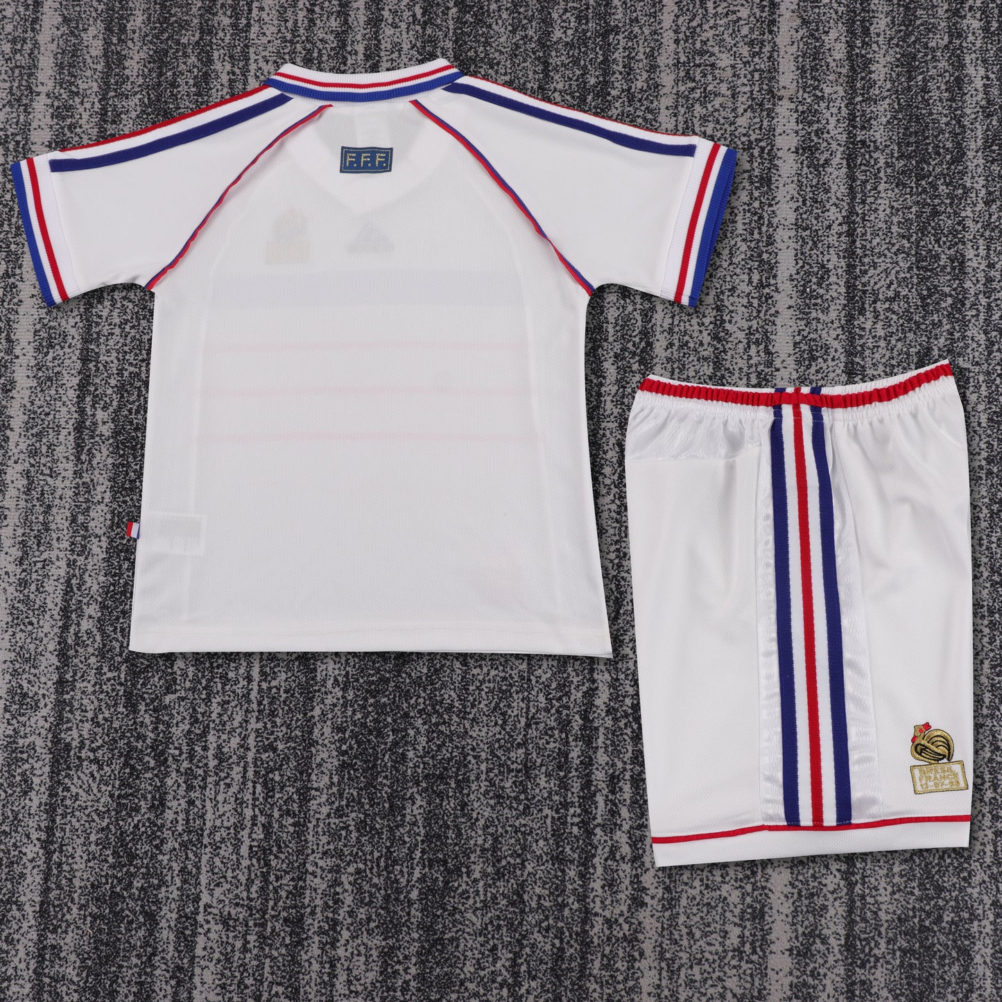 Kit Infantil França Away Retro 1998 - Branca