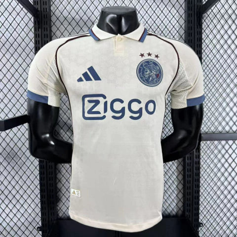 Ajax Third 25/26 Jogador Adidas - Bege