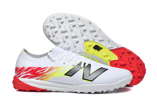 Chuteira Society New Balance Furon V8 Elite TF FG  - Branca