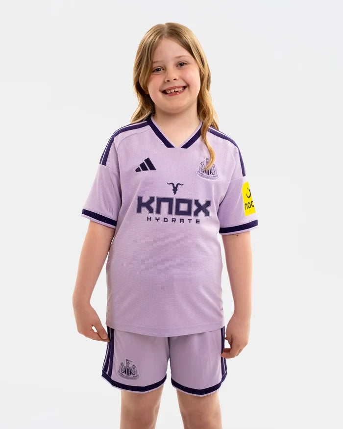 Kit Infantil Newcastle Third 26/27 - Lilas