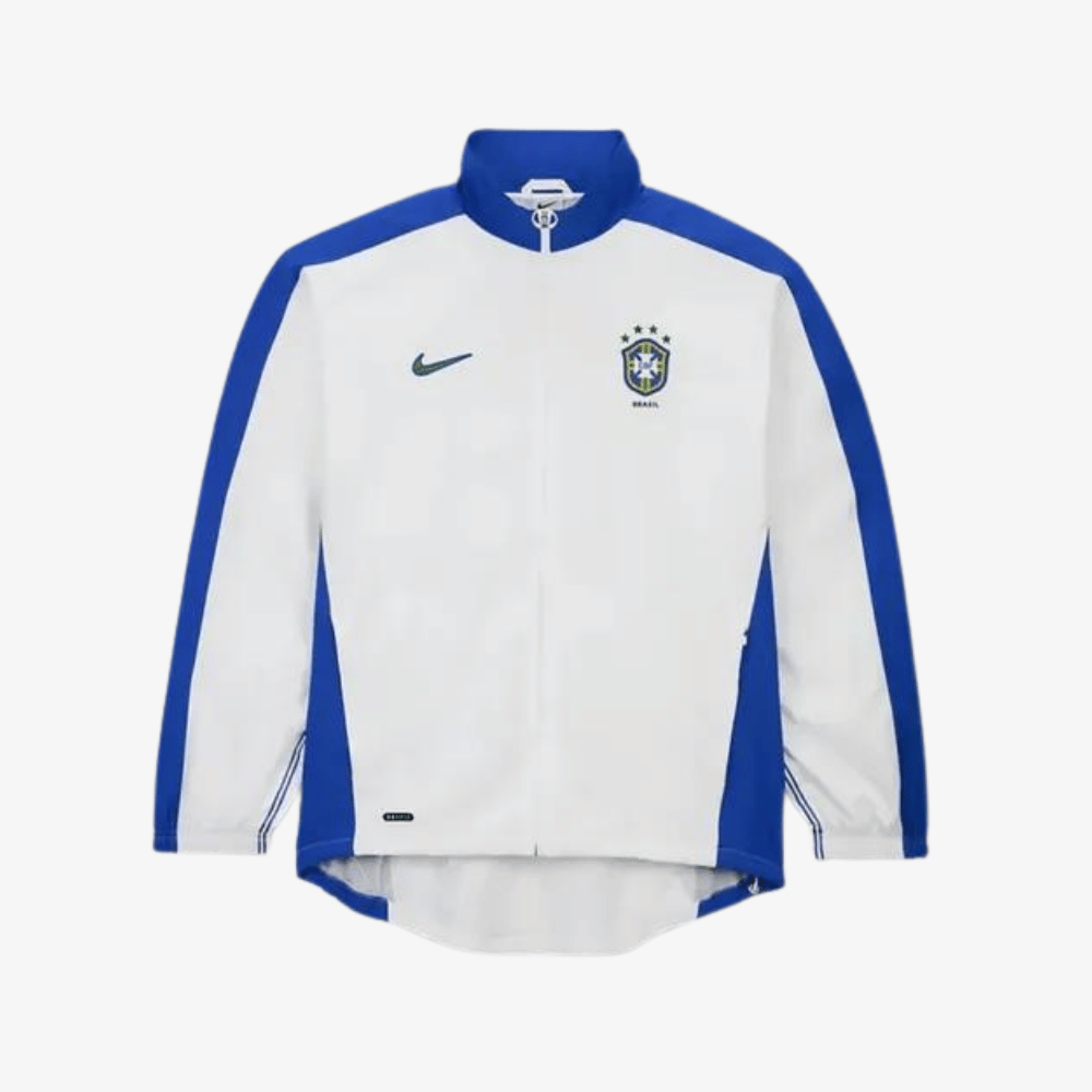 Agasalho Brasil Retro 1998 Nike - Branca