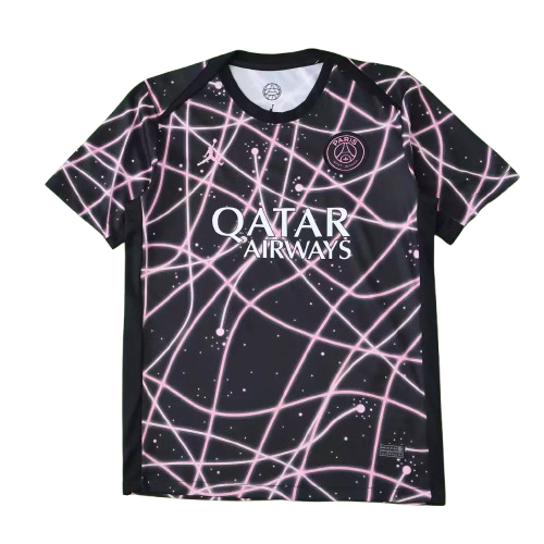 PSG Pré Jogo 25/26 Torcedor Nike - Preto e Rosa