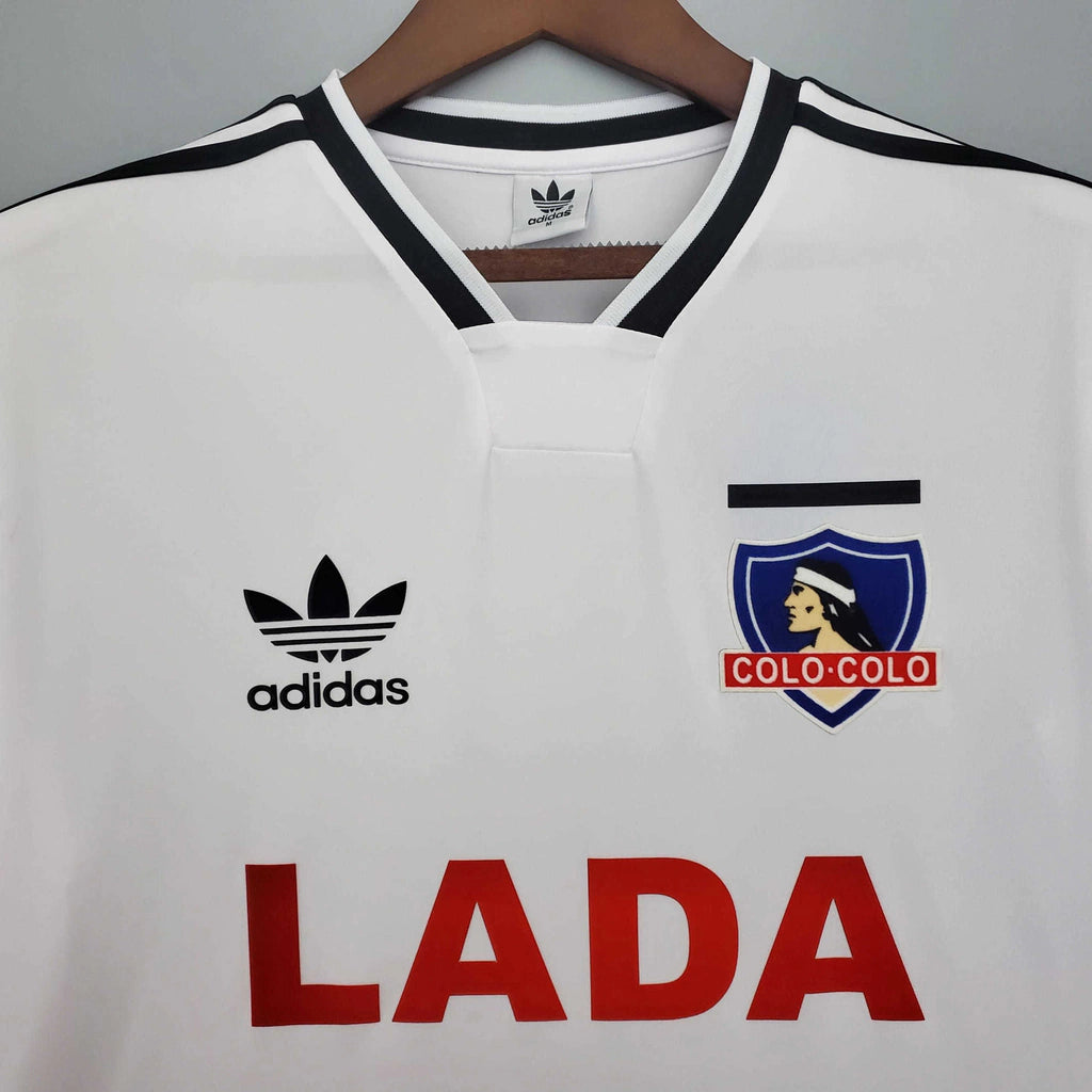 Colo Colo Home Retrô 1991 Adidas - Branca