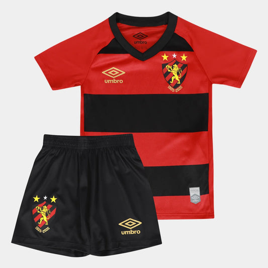 Kit Infantil Sport Home 26/27 - Vermelho e Preto