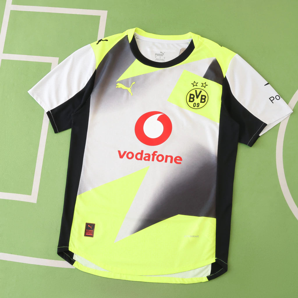 Borussia Dortmund Away 25/26 Jogador Puma - Cinza