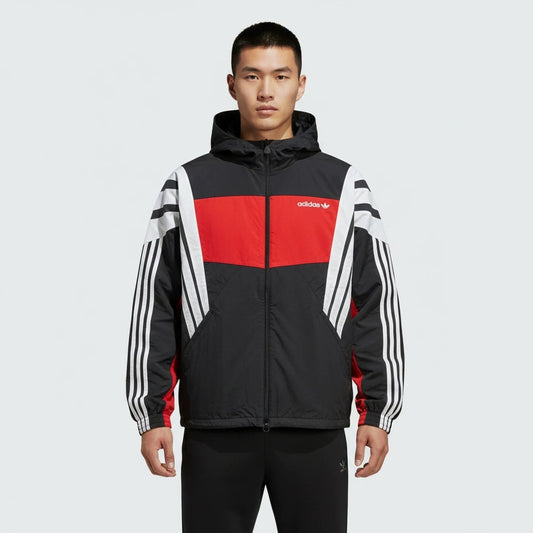 Jaqueta Adidas  - Preto e Vermelho