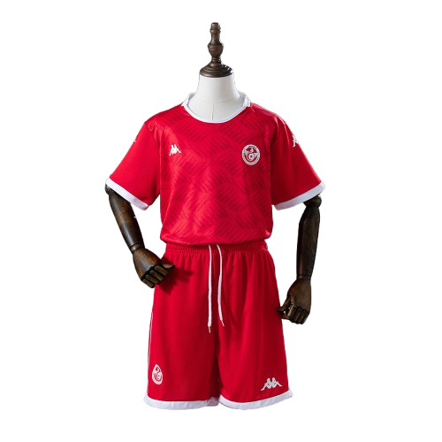 Kit Infantil Tunisia Home 26/27 - Vermelho
