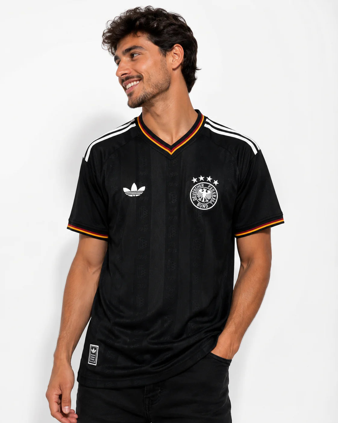 Alemanha Originals 26/27 Torcedor Masculino Adidas - Preto