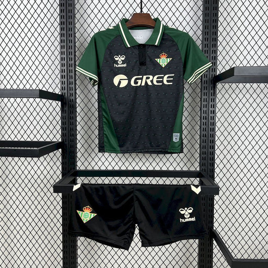Kit Infantil Real Betis Edição Especial 25/26  - Preto e Verde