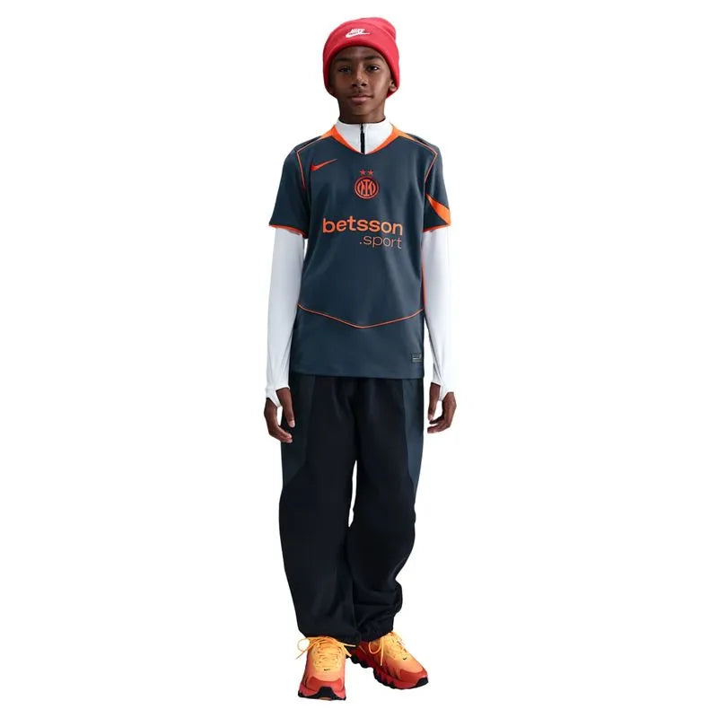 Kit Infantil Inter de Milão Third 25/26  - Azul Escuro e Laranja