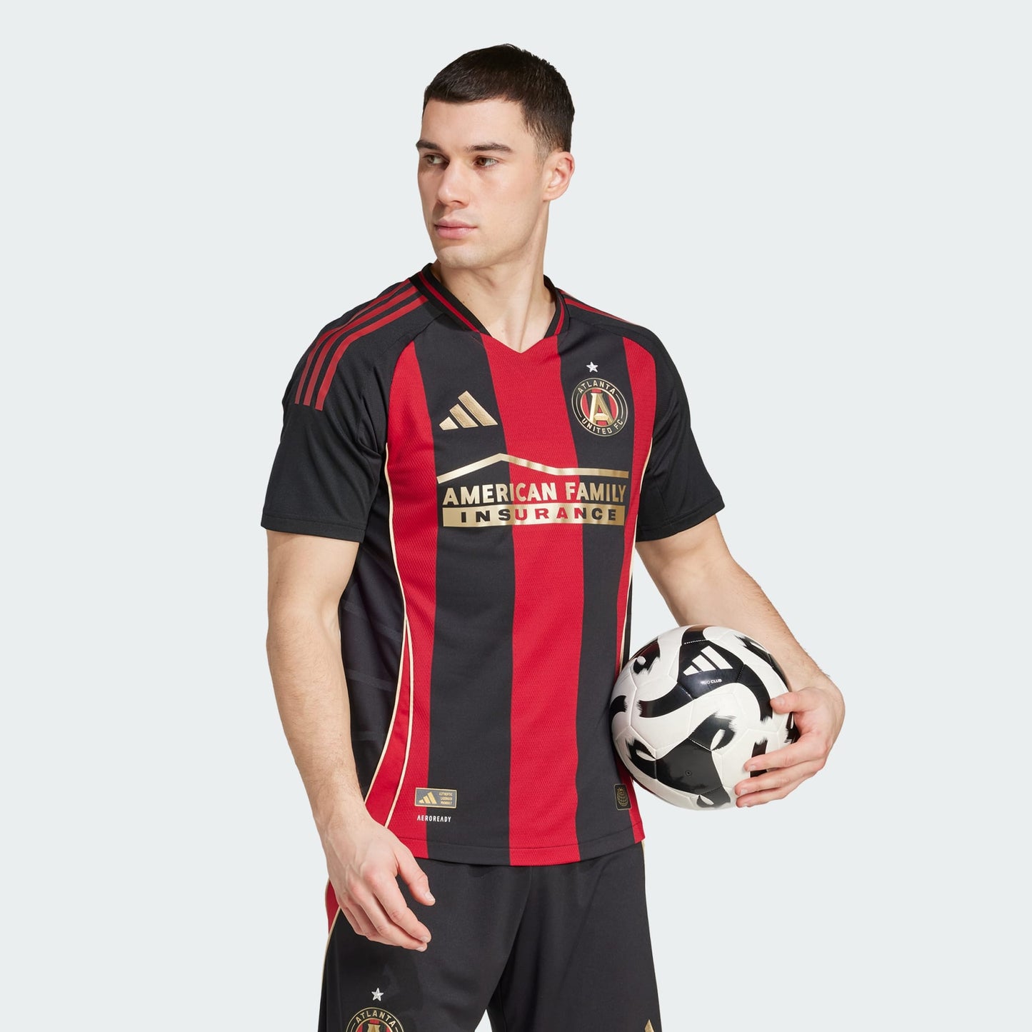 Atlanta United Home 25/26 Torcedor Adidas - Vermelho e Preto