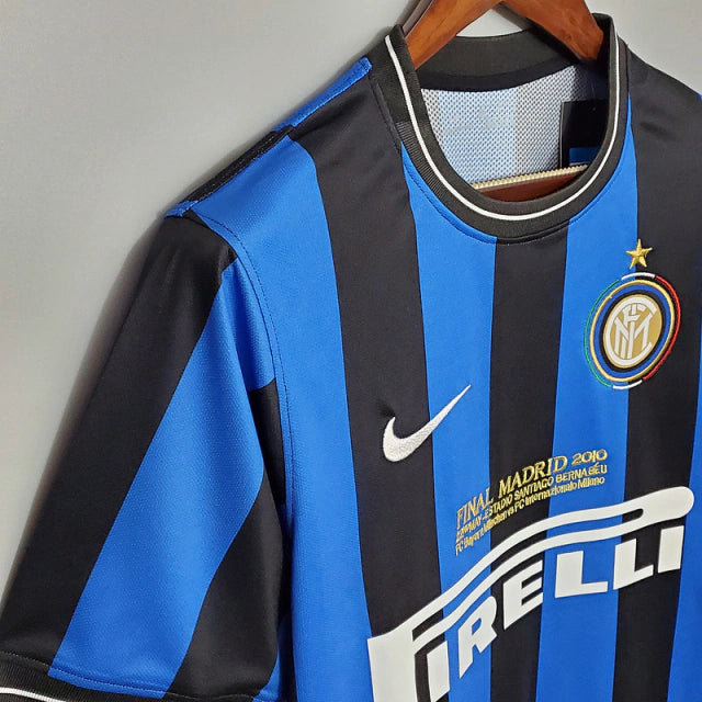 Inter de Milão Home Retrô 2010 Nike - Azul e Preta