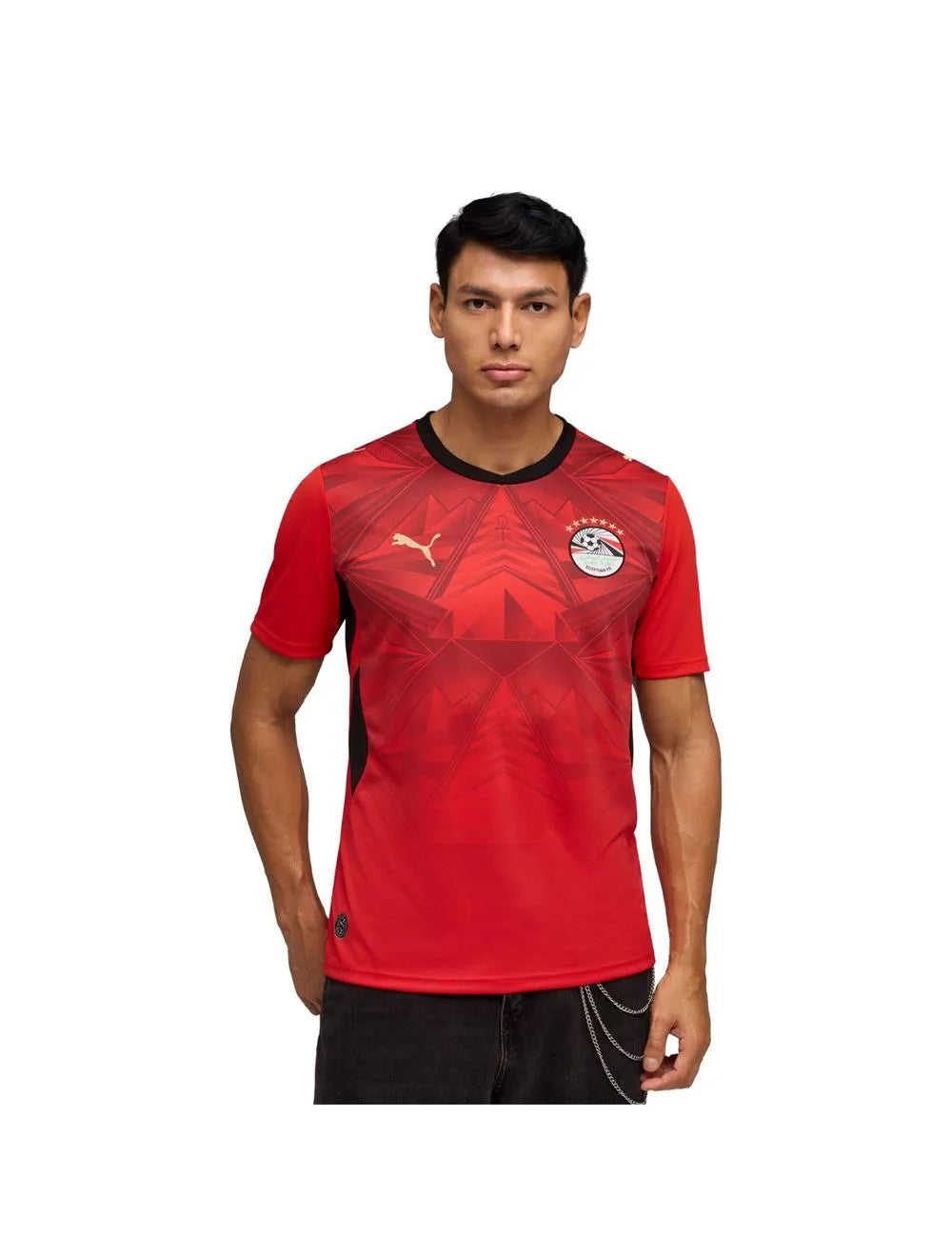 Egito Home 26/27 Masculino Jogador Puma - Vermelho