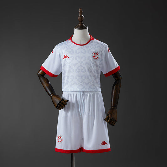 Kit Infantil Tunisia Away 26/27 - Branco
