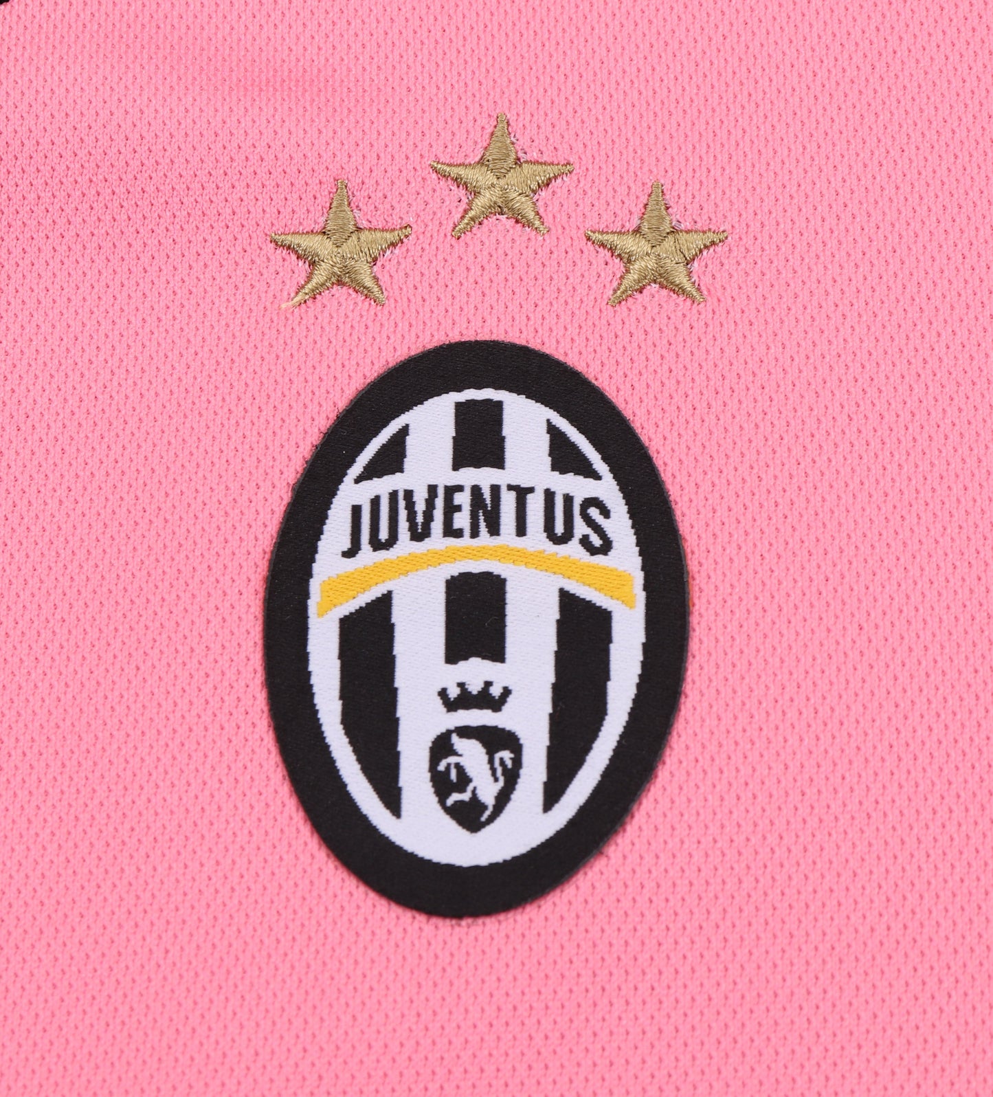 Kit Infantil Juventus Away Retrô 14/15 - Rosa