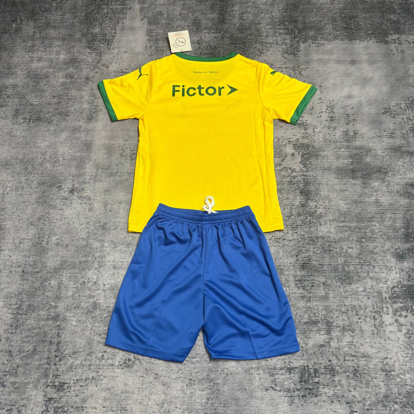 Kit Infantil Palmeiras Third 25/26  - Amarelo