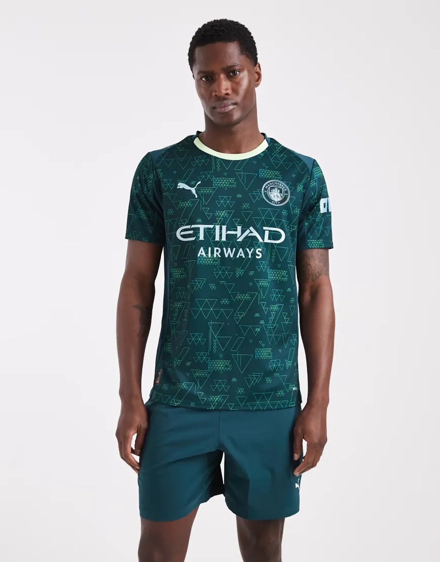Manchester City Fourth 25/26 Torcedor Puma - Verde