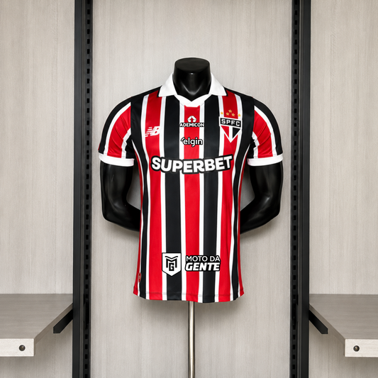 São Paulo Away 26/27 Jogador Com Patrocinadores NB - Tricolor