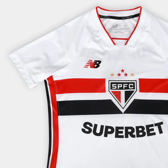 São Paulo Home 26/27 New Balance Feminino - Branca