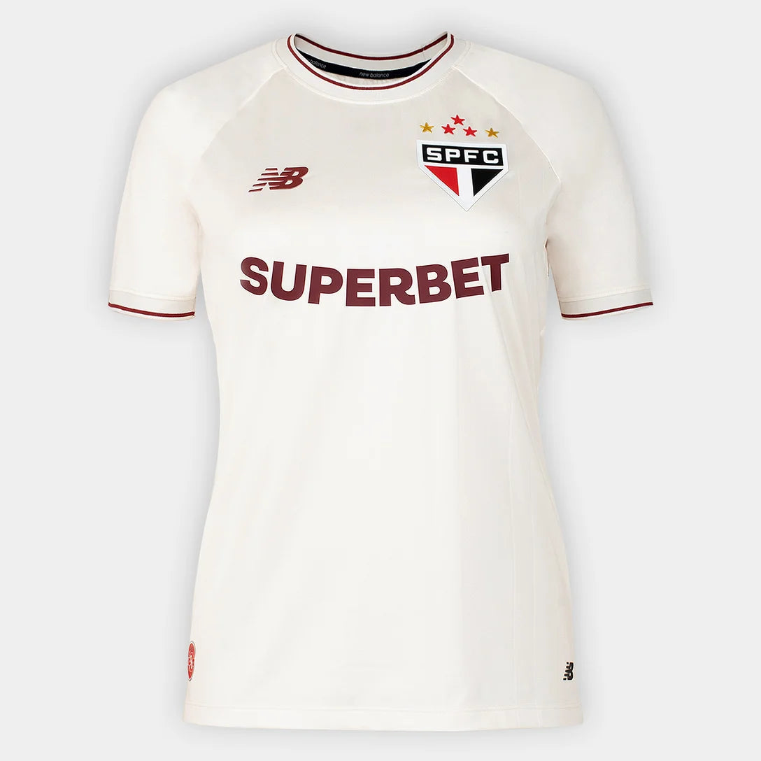 São Paulo Third 26/27 New Balance Feminino - Bege
