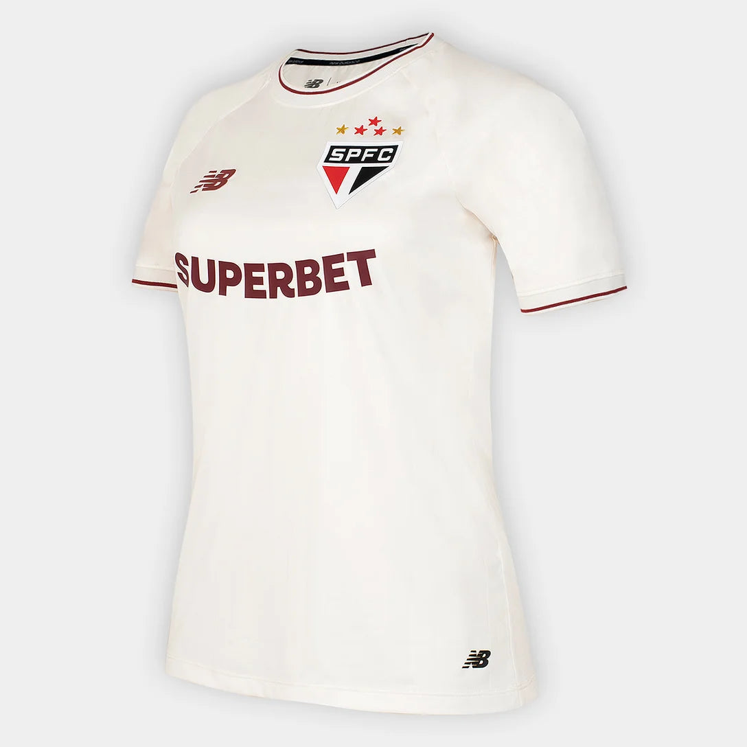 São Paulo Third 26/27 New Balance Feminino - Bege