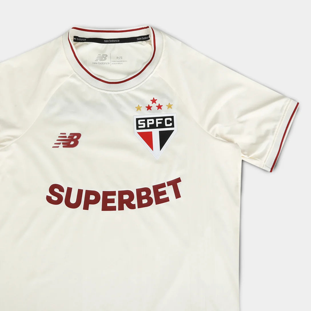São Paulo Third 26/27 New Balance Feminino - Bege