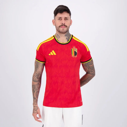 Belgica Home 26/27 Masculino Jogador Adidas - Vermelho