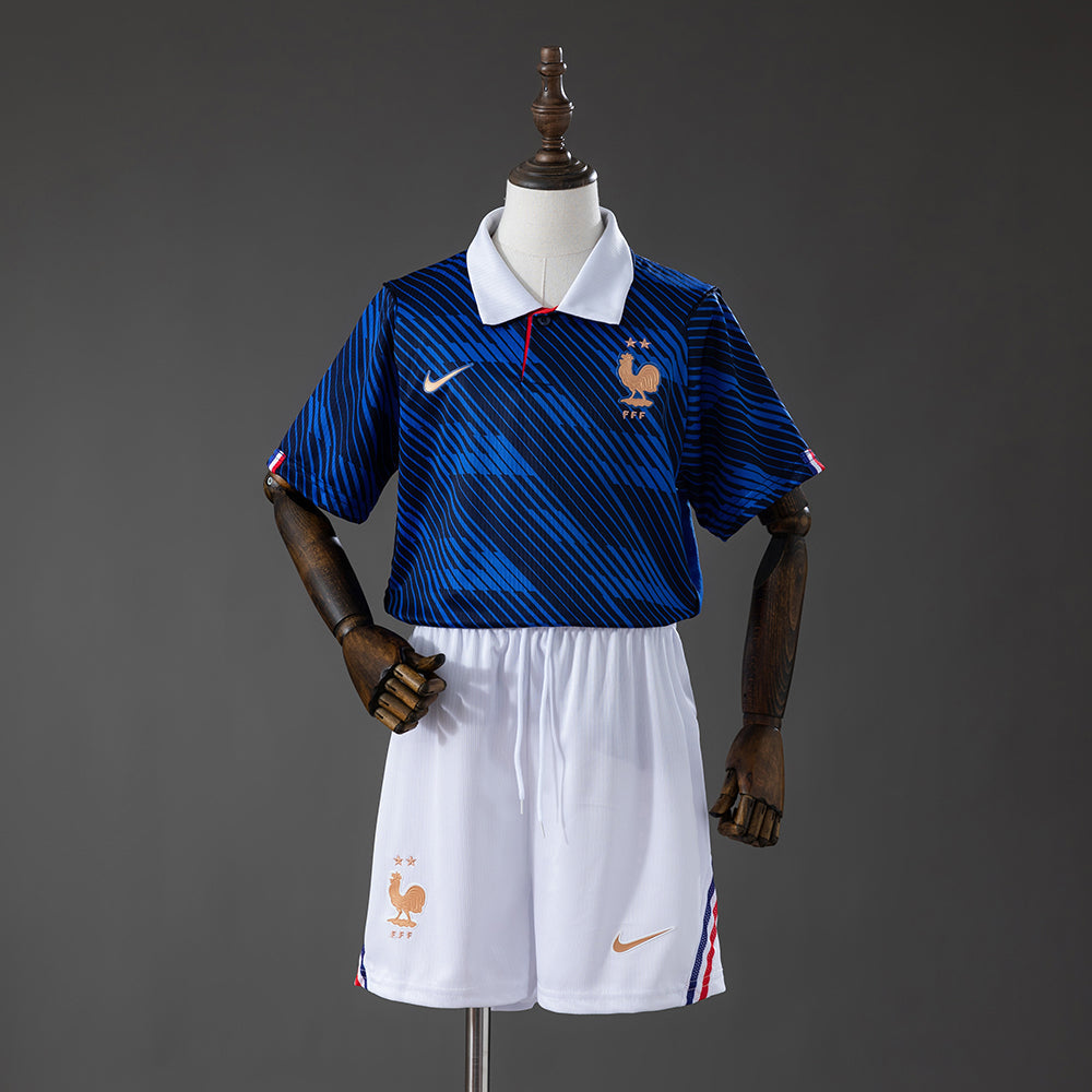Kit Infantil França Home 26/27 - Azul