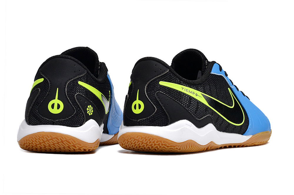 Chuteira Futsal Nike Tiempo Legend 10 Academy IC - Preto e Azul