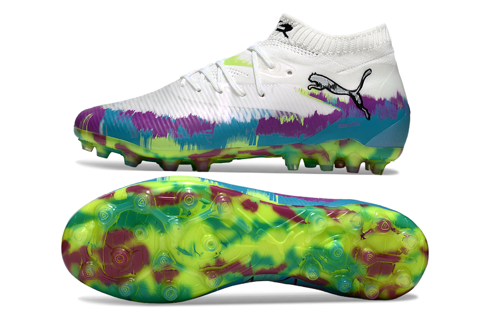 Chuteira Society Puma Future 8 Ultimate Match Pro - Colorida