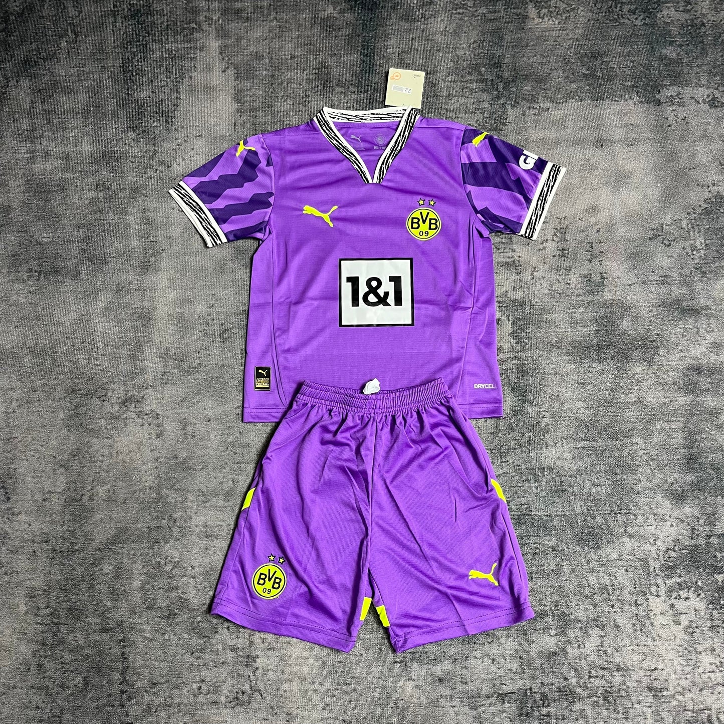 Kit Infantil Borussia Dortmund Goleiro 25/26 - Roxo