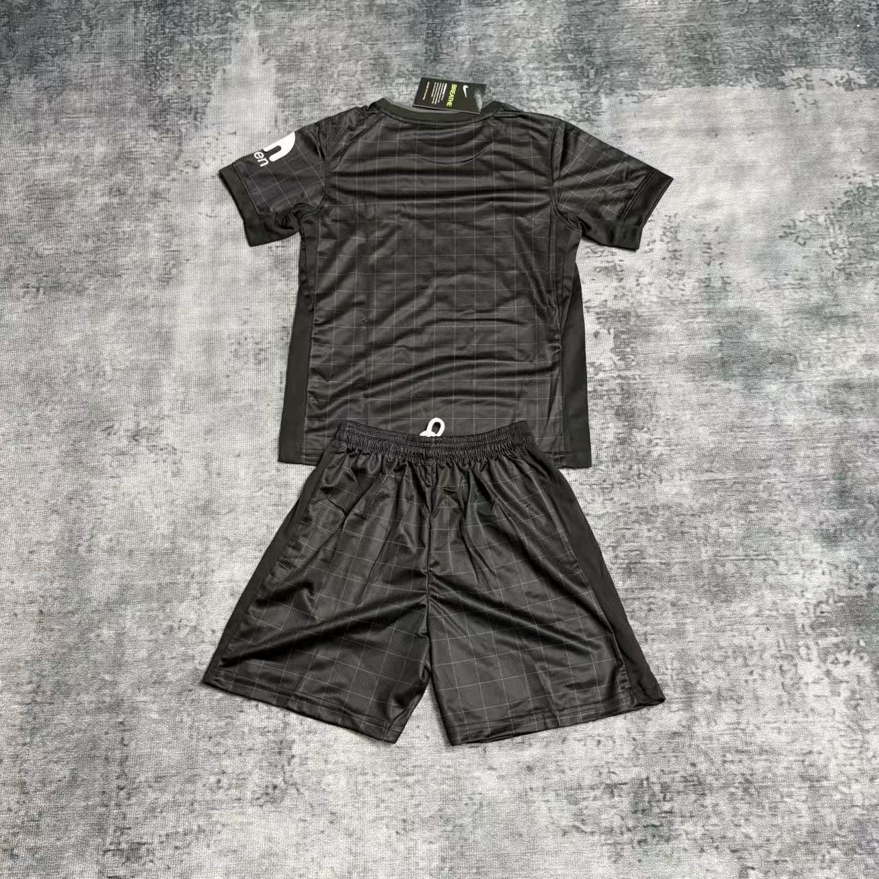Kit Infantil Tottenham Away 25/26 - Preto