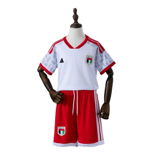 Kit Infantil Emirados Arabes Unidos Home 26/27 - Branca e Vermelha