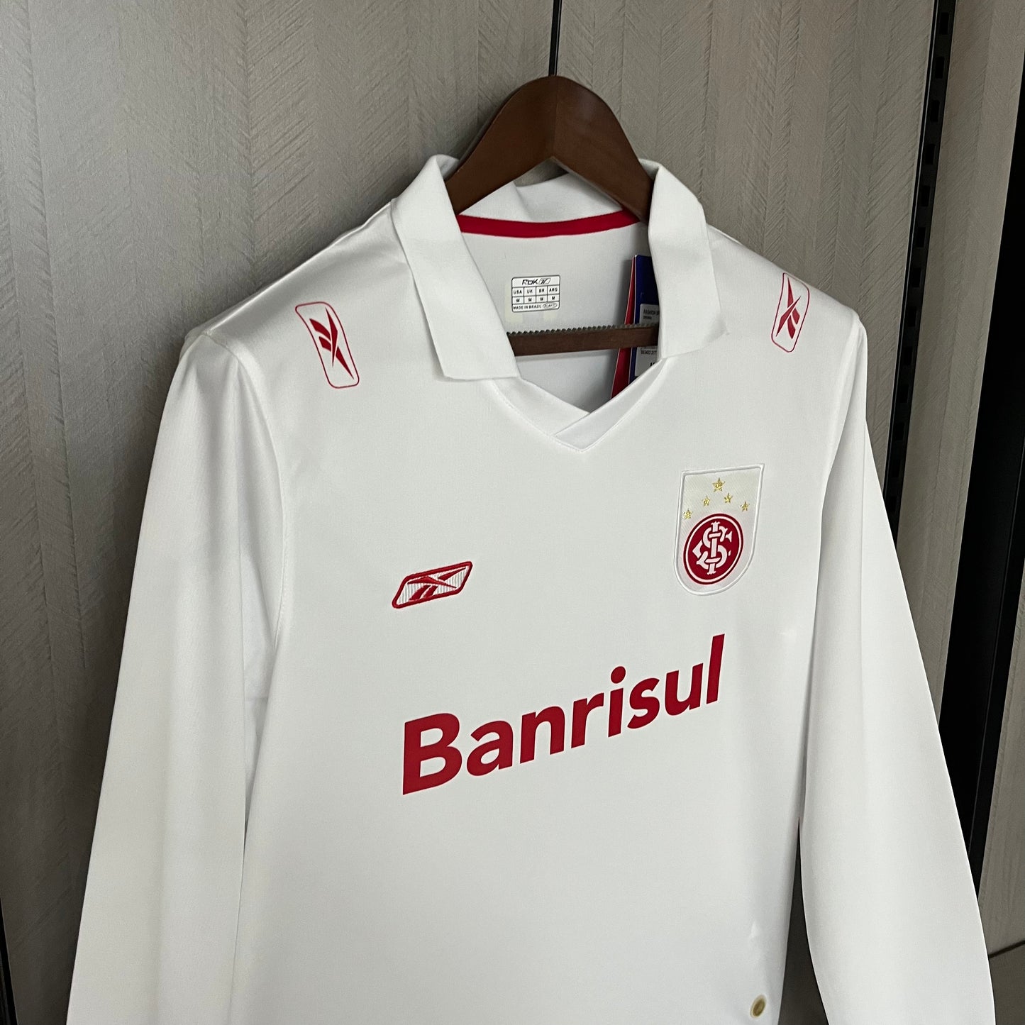 Internacional Away 2006 Retrô Manga Longa - Branca