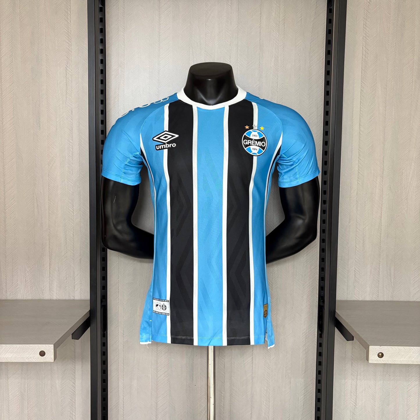 Grêmio Home 25/26 Umbro Jogador Masculino - Tricolor