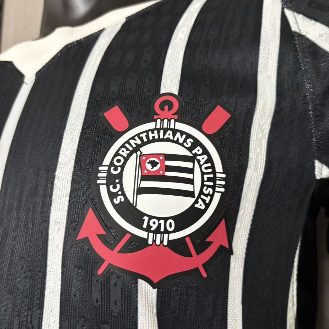 Corinthians Away 26/27 Jogador Nike - Preta e Branca