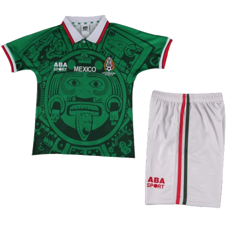 Kit Infantil México Home Retro 1998 - Verde