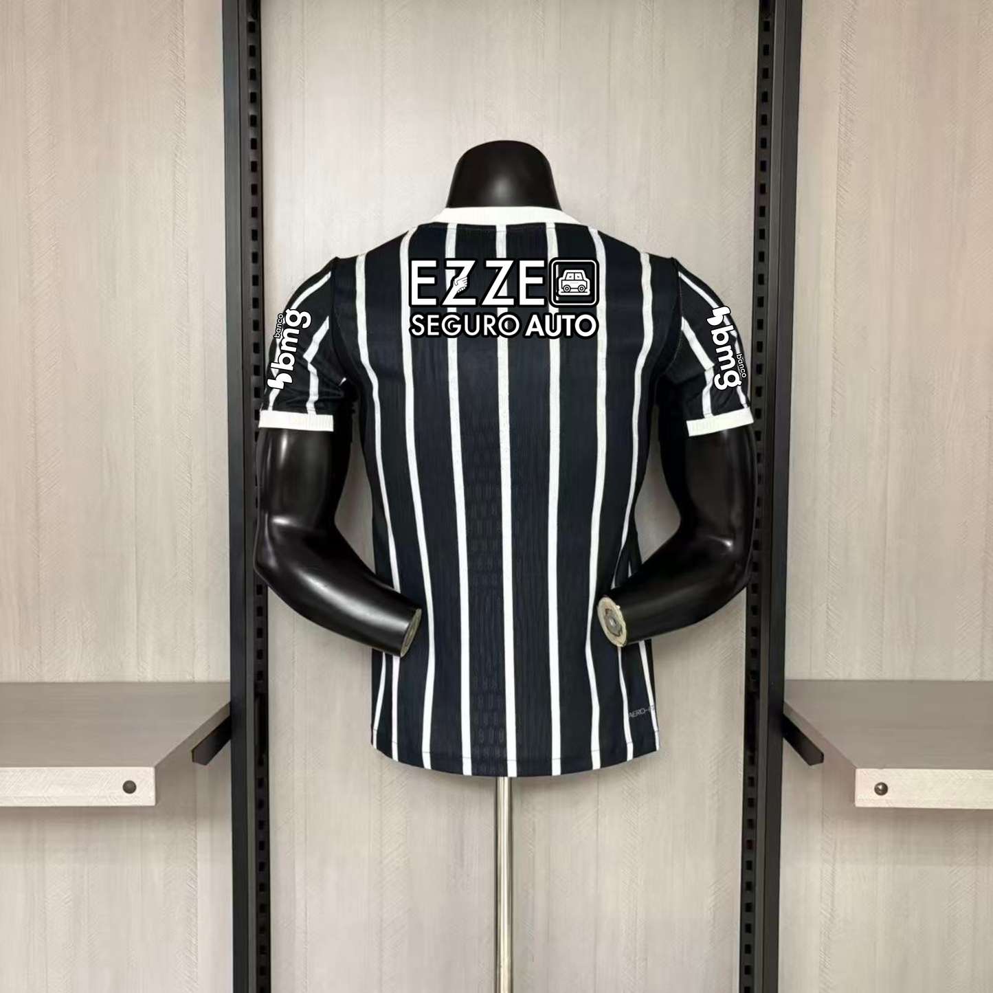 Corinthians Away 26/27 Jogador Com Patrocínios Nike  - Preta
