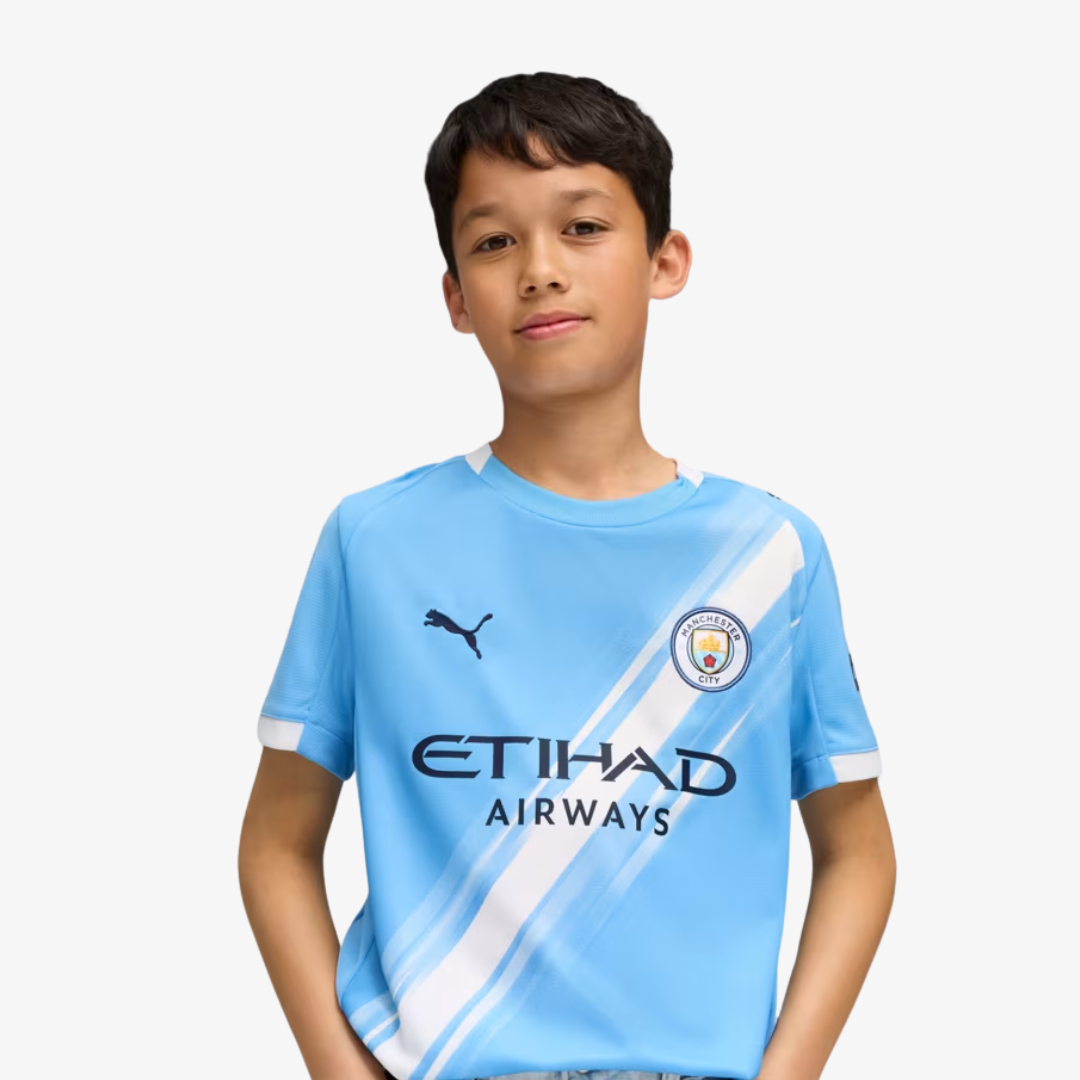 Kit Infantil Manchester City Home 25/26 - Azul