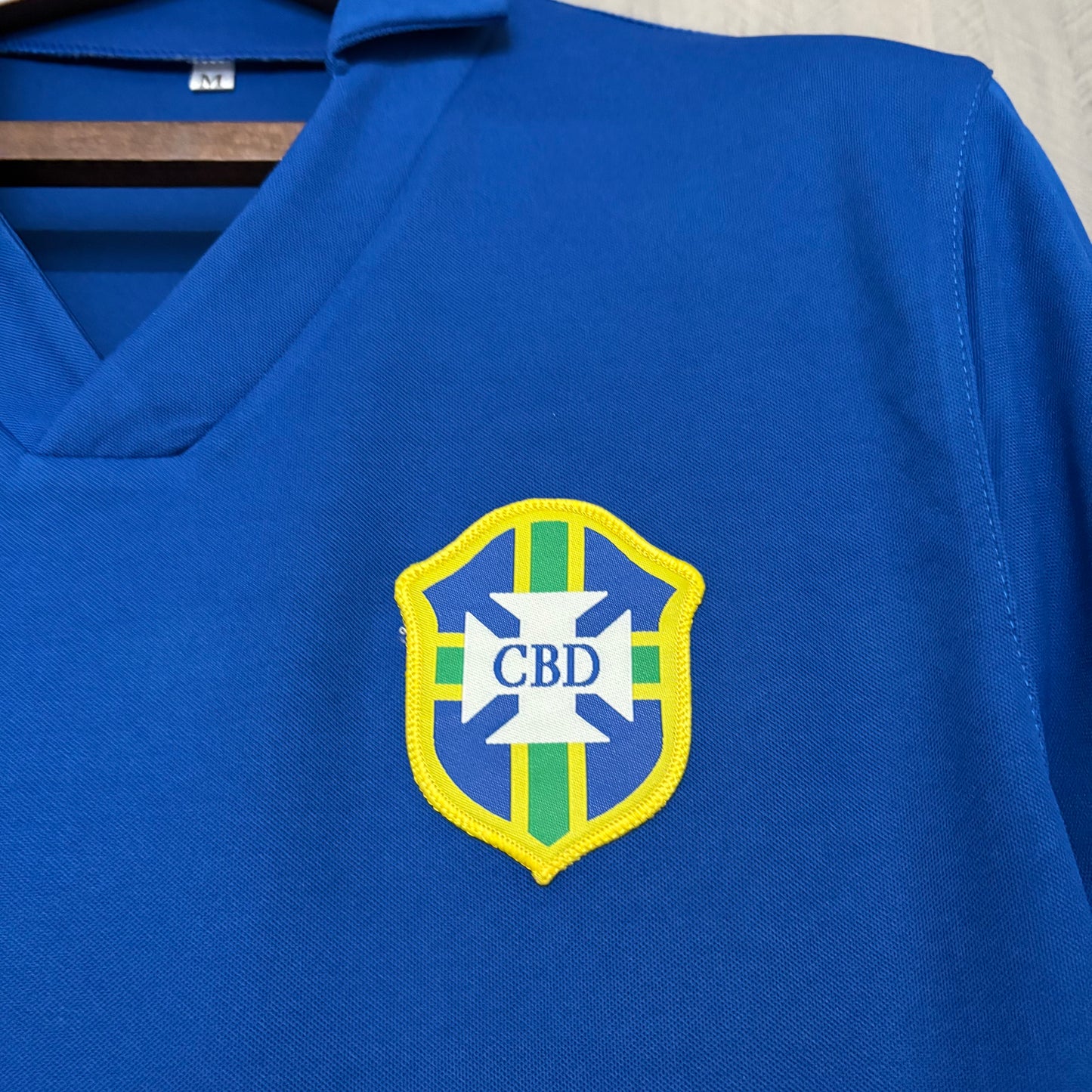 Brasil Away 1957 Retrô  - Azul